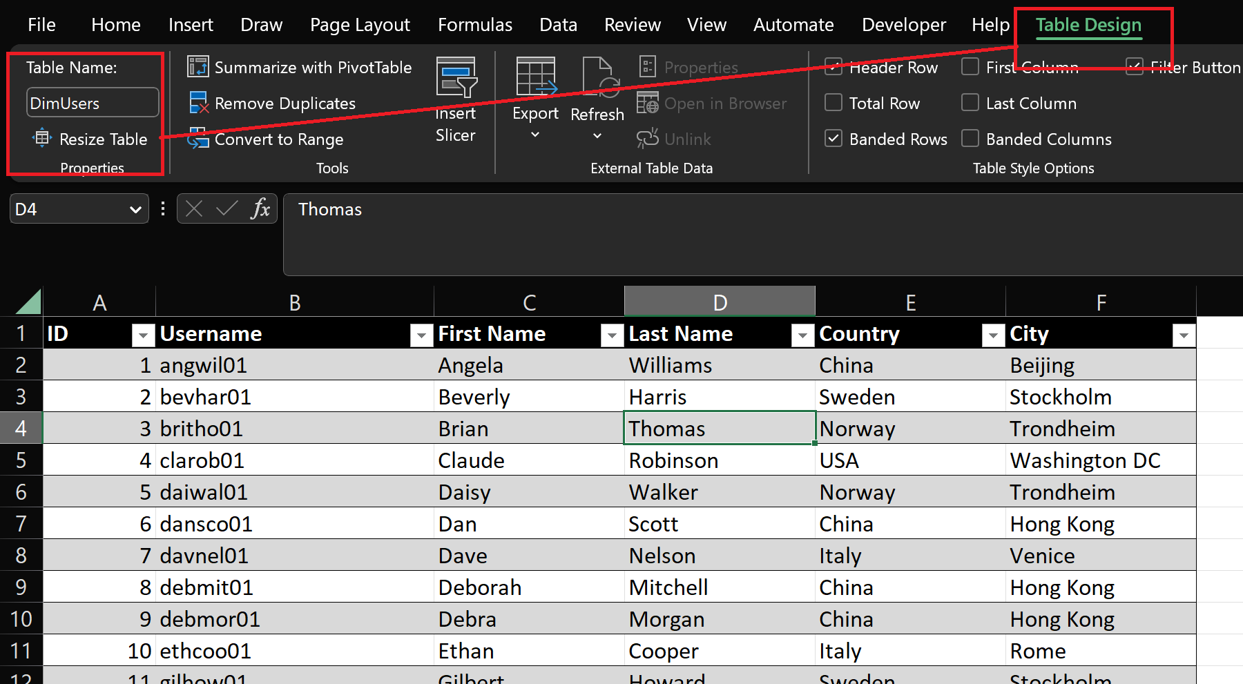 Creating sample data using Excel – Ville Gullstrands blogg